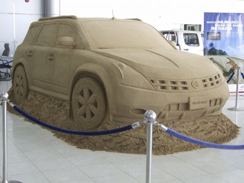 escultura de arena